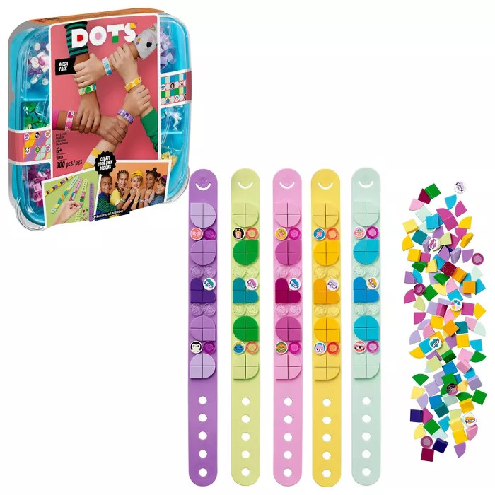 LEGO DOTS Bracelet Mega Pack DIY Creative Craft Bracelet-Making Kit for Kids 41913 | Target