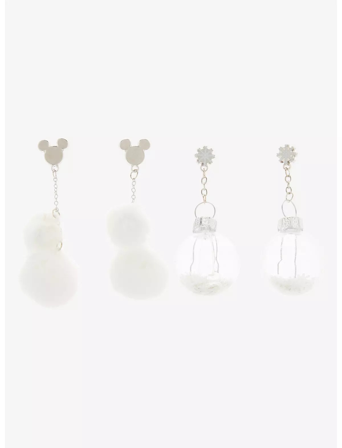 Disney Mickey Mouse Snowflake Ornament Earring Set - BoxLunch Exclusive | BoxLunch