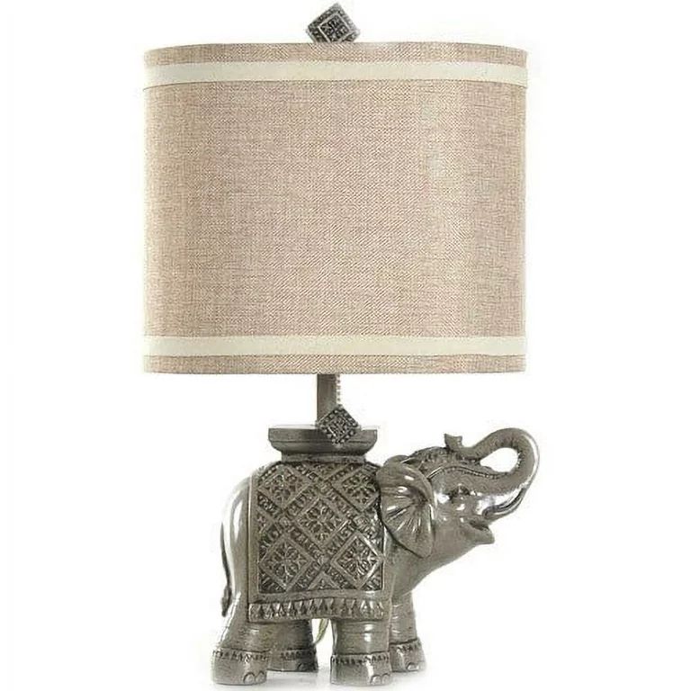 Better Homes & Gardens Elephant Table Lamp, Gray | Walmart (US)