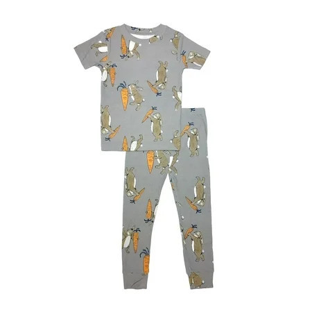 Carter's Toddler Easter Bunny Rabbit Cotton Short-Sleeved Pajama Set, Size 2T | Walmart (US)