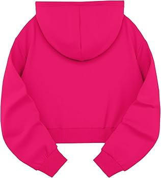 Avanova Women Los Angeles Graphic Drawstring Crop Hoodie Long Sleeve Drop Shoulder Pullover Sweat... | Amazon (US)