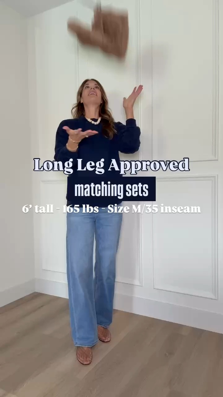 Long leg approved matching sets that actually have enough length. I love the relaxed full length pants, comfortable fit and pieces you can wear together or mix into other casual outfits.

Size M/35 inseam

tall girl matching sets, long leg approved, tall girl fashion, long inseam pants, matching set, casual outfit, comfy outfit, travel outfit, tall women clothing, everyday style, stangandco

#LTKTall #LTKSeasonal #LTKootd