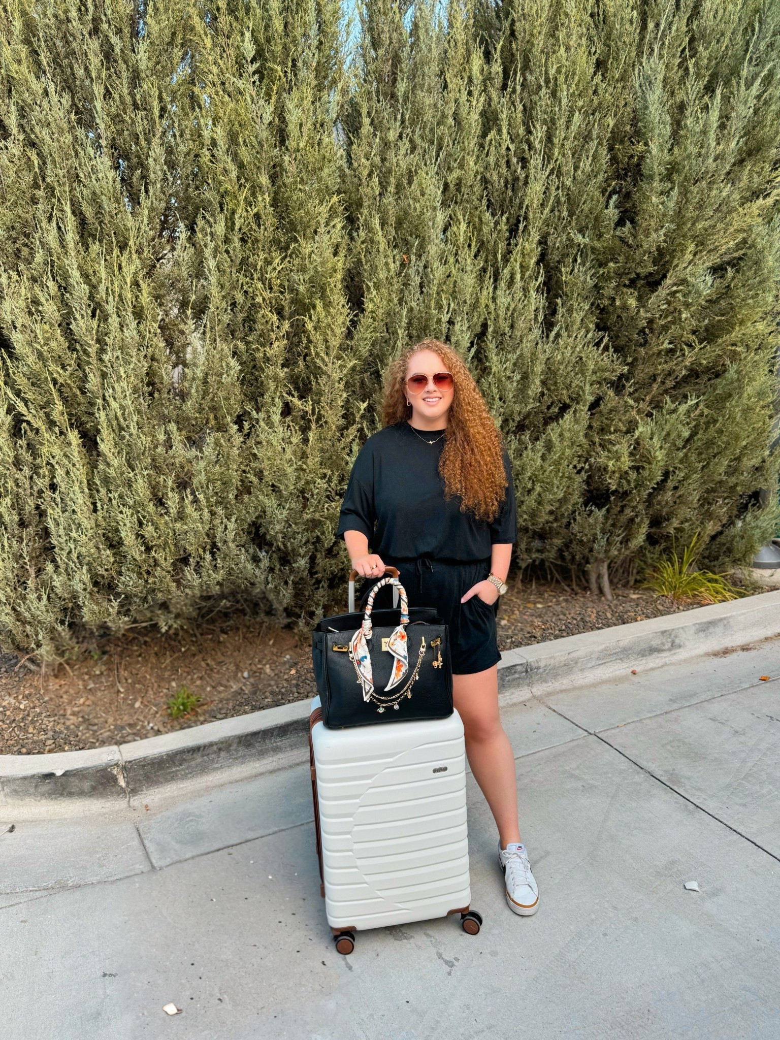 🖤 My go to travel uniform 🖤 This black two piece set has been on repeat for road trips + travel days ✈️ Comfy, easy, and still put together ✨ two piece set | amazon two piece set | black two piece set | travel two piece set | Amazon travel outfit | fall two piece set | fall two piece set | sneakers | nike sneakers | nike court legacy | casual outfit | Casual outfit inspo | amazon casual outfit | Amazon finds | Amazon fashion | amazon outfit | Amazon look | travel outfit | travel outfit inspo | fall travel | travel two piece set | casual outfit | casual set | suitcase | amazon suitcase | white suitcase | fall travel | fall travel outfit

#LTKSaleAlert #LTKMidsize #LTKStyleTip