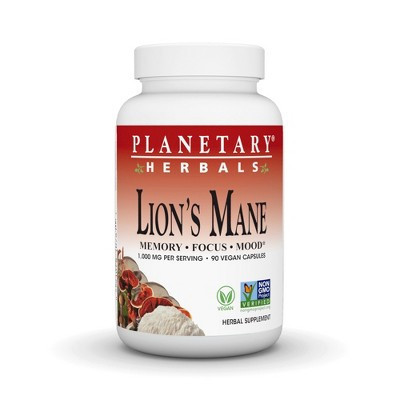 Lion's Mane 500 mg by Planetary Herbals  -  90 VegCap | Target