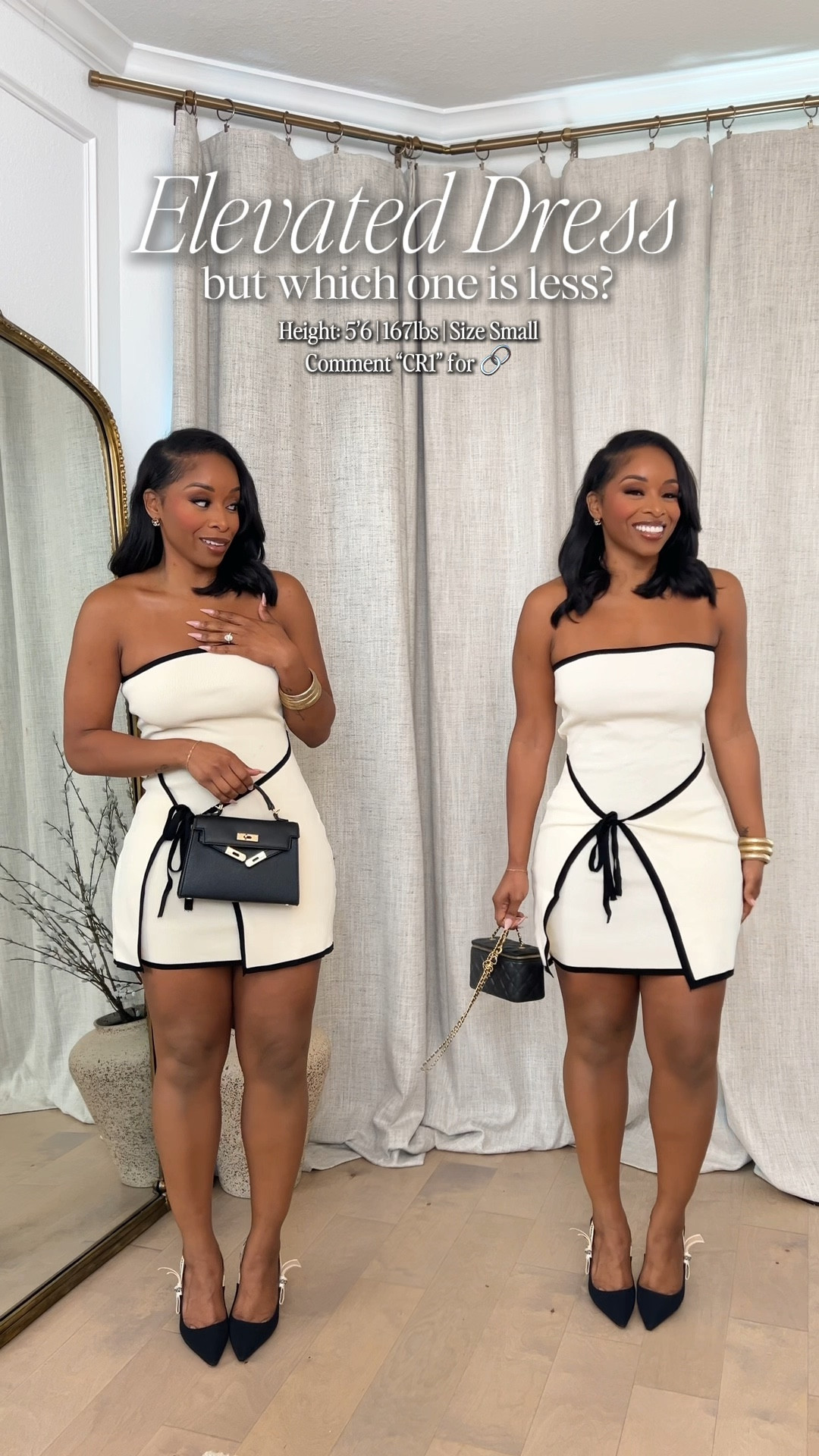 
Love the Meshki white and black mini dress but not the price? Get the same sleek, figure-flattering look for less with this Amazon dupe!

#LTKFindsUnder100 #LTKBeauty #LTKStyleTip
