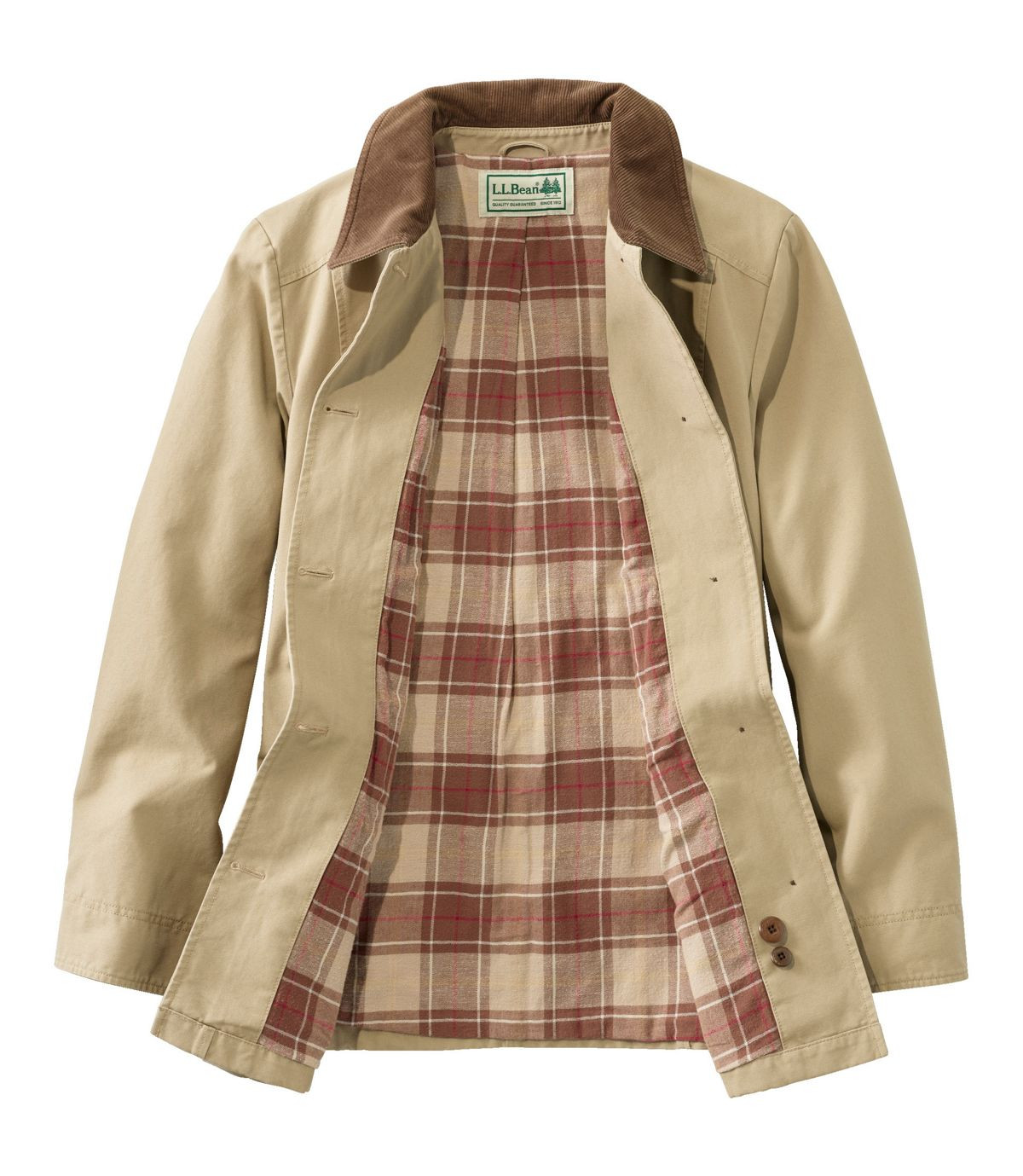 Women's Adirondack Barn Coat, Flannel-Lined | L.L. Bean