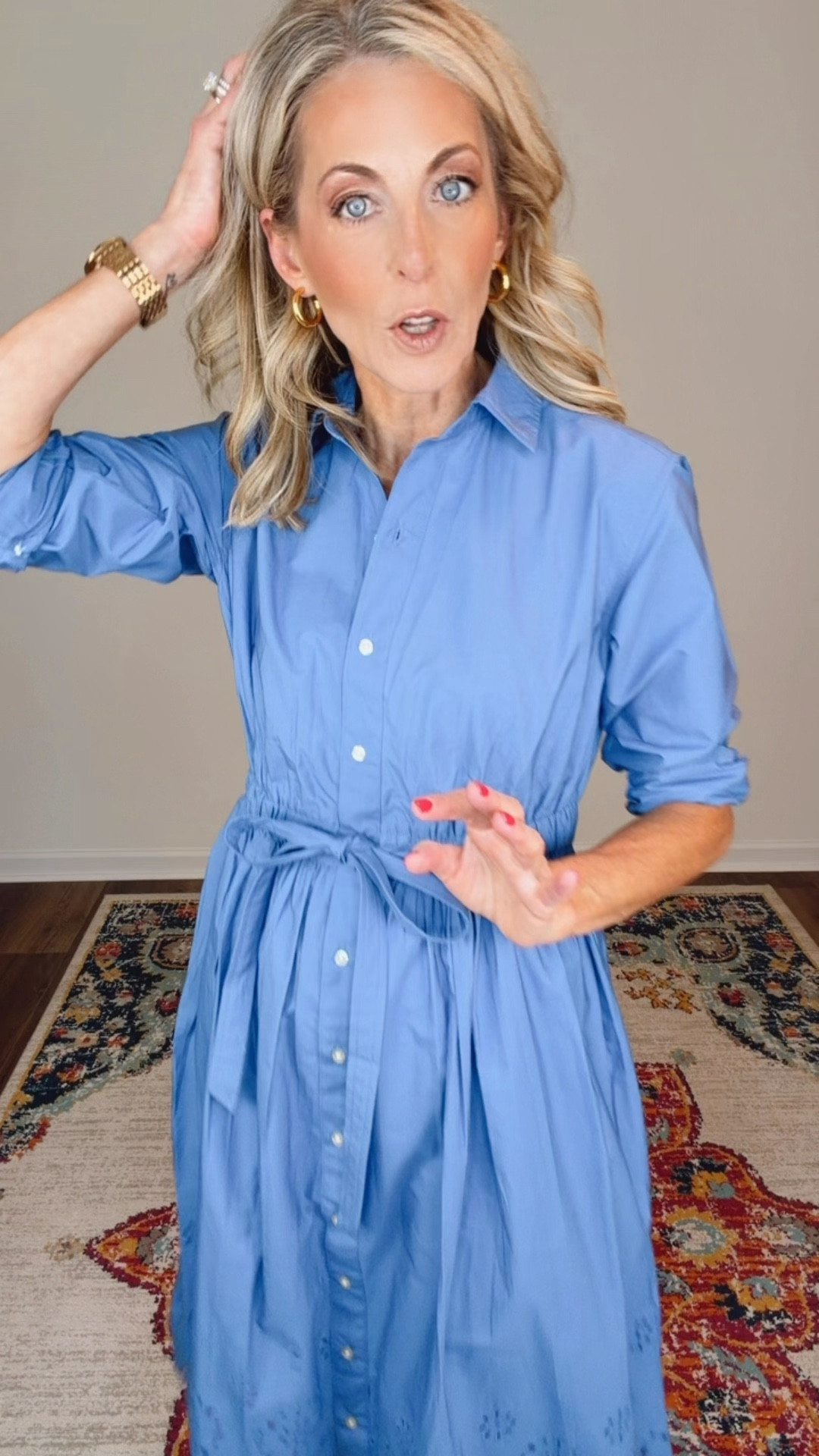 The perfect $36 dress from Walmart!! the eyelet maxi dress brings all the charm you can imagine! 100% cotton this timeless shirt dress goes girly with the eyelet embroidery and scalloped hem. So easy to wear. Love it with your favorite sneaker or sandal  

#LTKgrwm #LTKmomlife #LTKootd