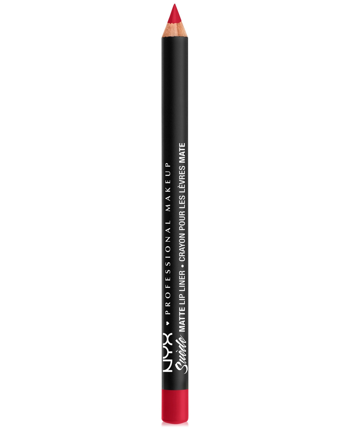 Nyx Professional Makeup Suede Matte Lip Liner - Spicy (true red) | Macy's