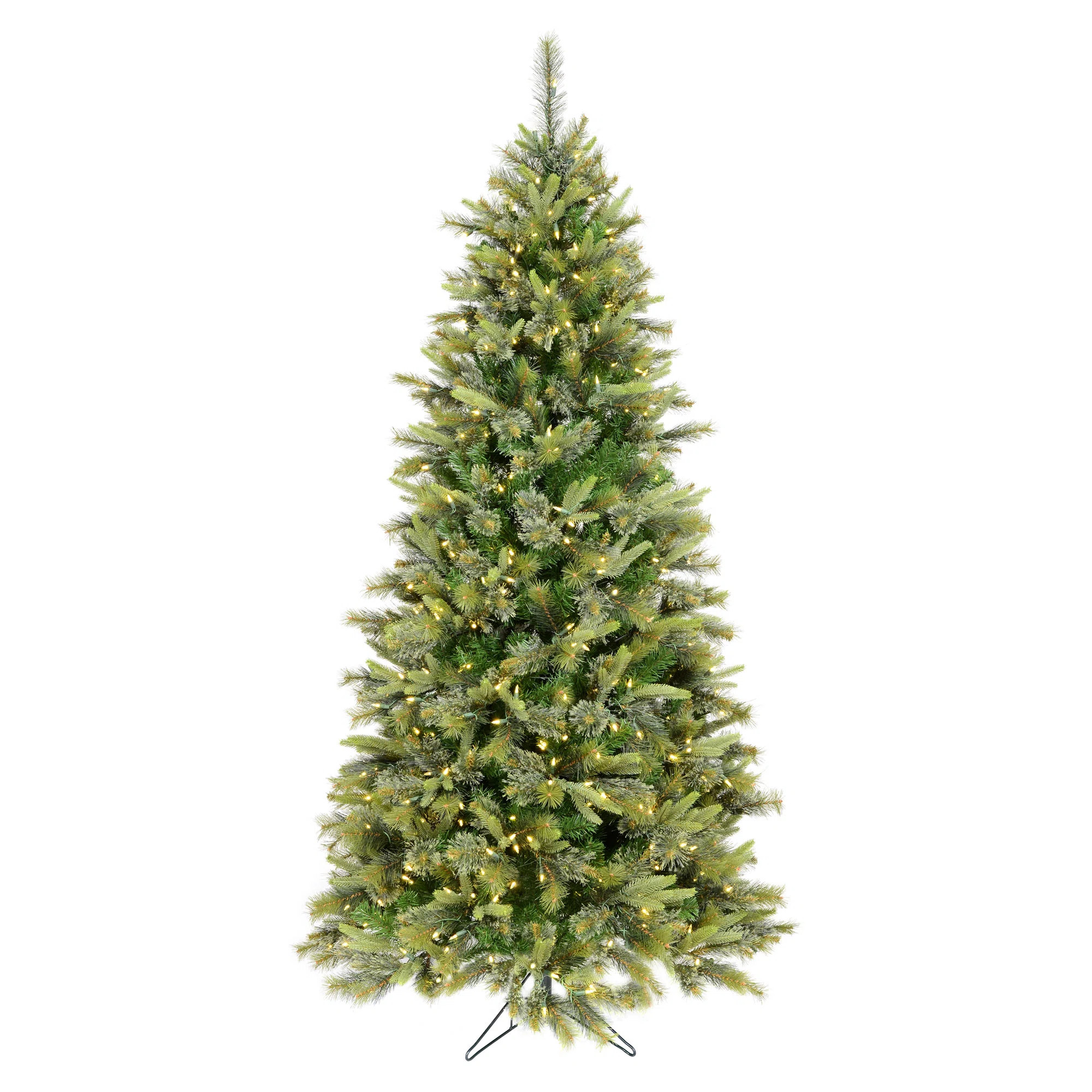 Cashmere Green Pine Artificial Christmas Tree with 900 Dura-Lit Clear Lights with Stand | Wayfair North America