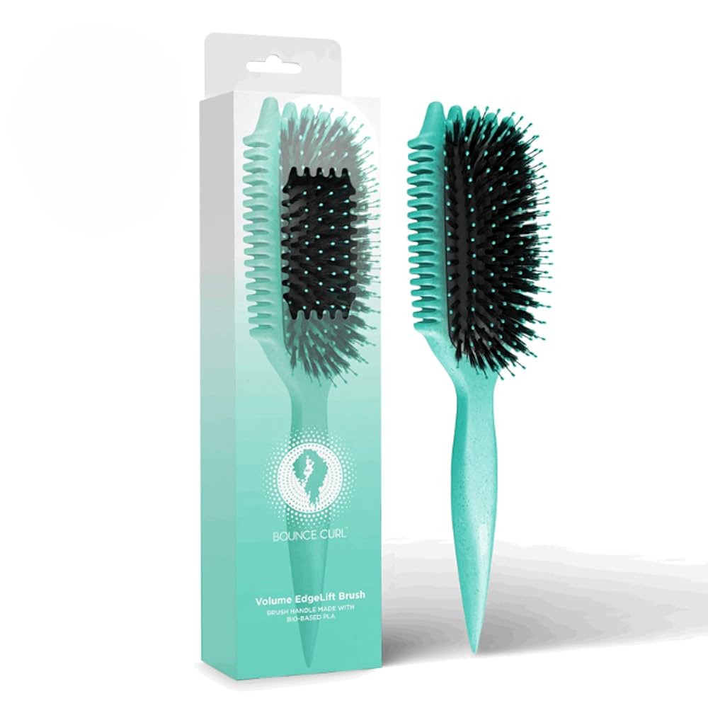 Bounce Curl Volume EdgeLift Brush, 5-in-1 Tool for Volumized Waves, Curls & Coils - Teal | Amazon (US)