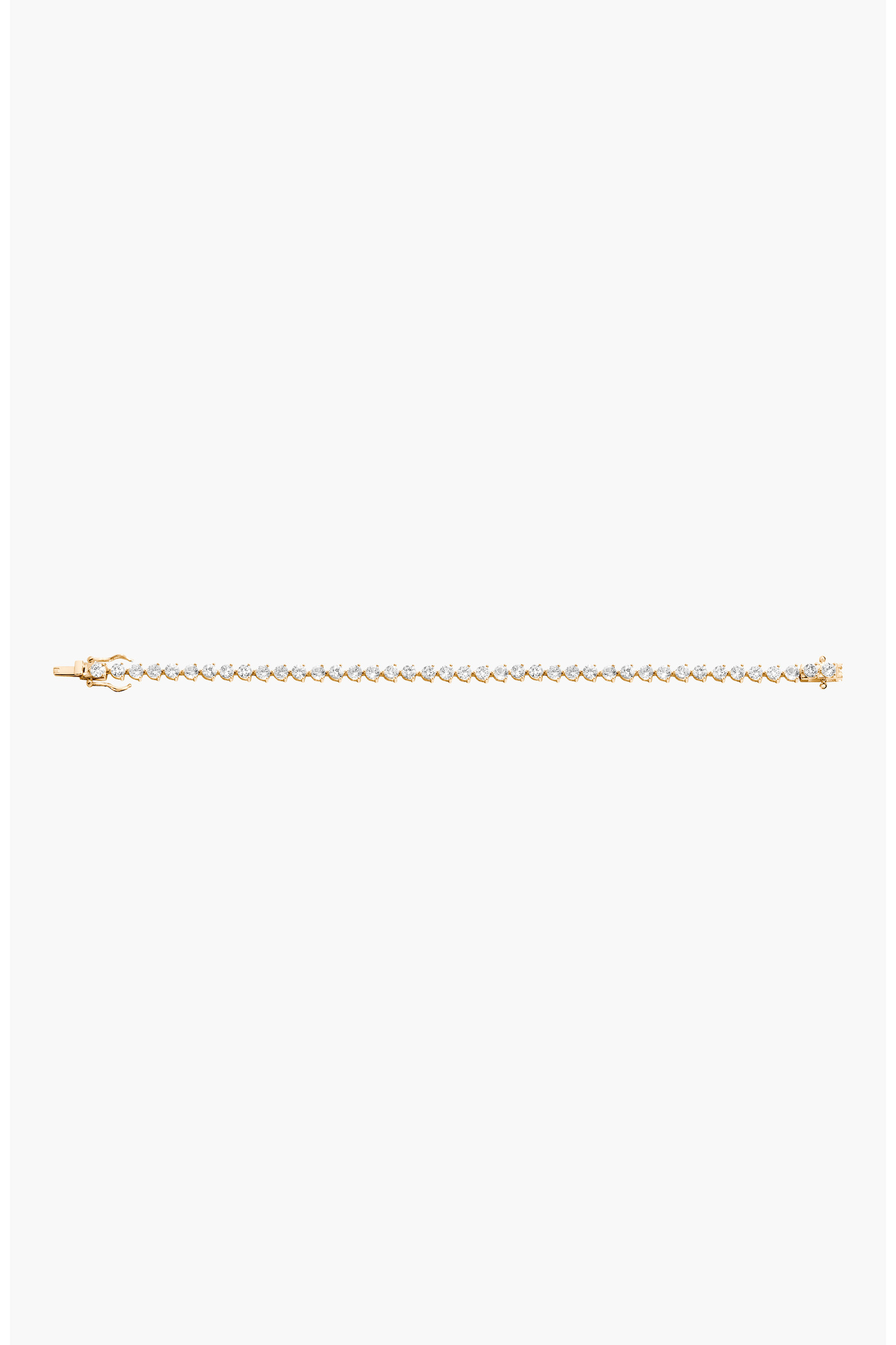 Aurate New York Lab Grown White Sapphire Three Prong Tennis Bracelet (Women) | Nordstrom | Nordstrom