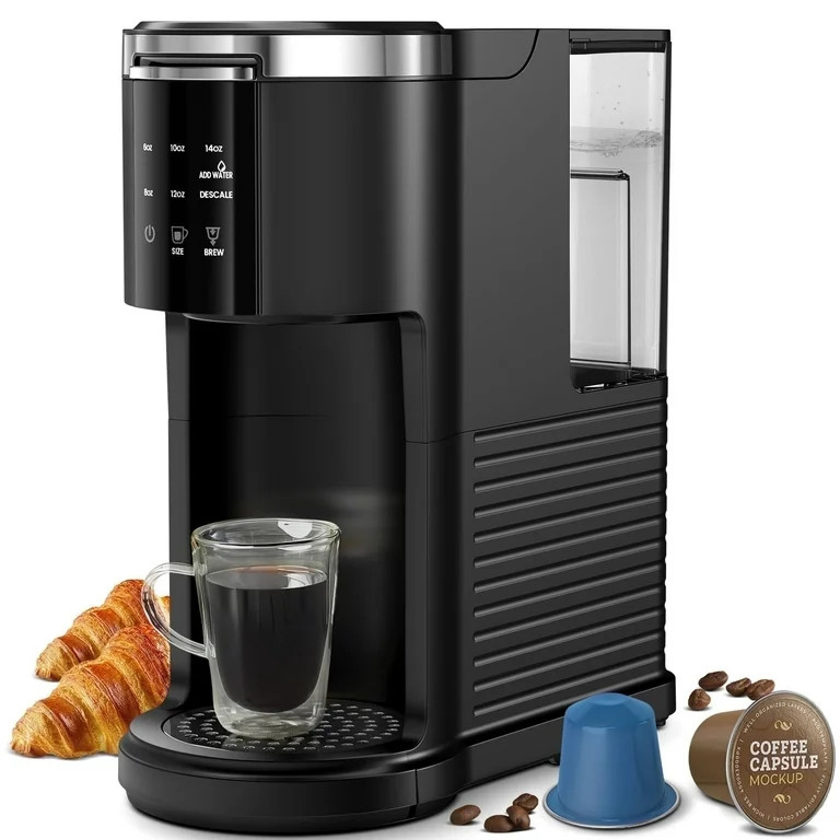 Moifoi Coffee Maker 2-in-1 Single Serve Coffee Machine, for K-Cup Coffee Capsule Pod, Ground Coff... | Walmart (US)