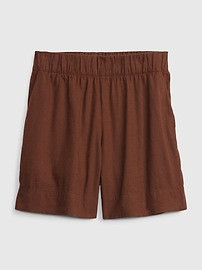 Linen-Blend Pull-On Shorts | Gap (US)