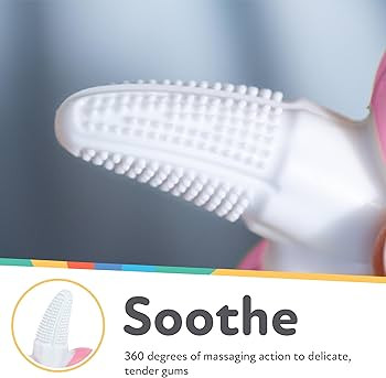 Nuby NanaNubs Banana Massaging Toothbrush - Baby Teething Toy - 3+ Months | Amazon (US)