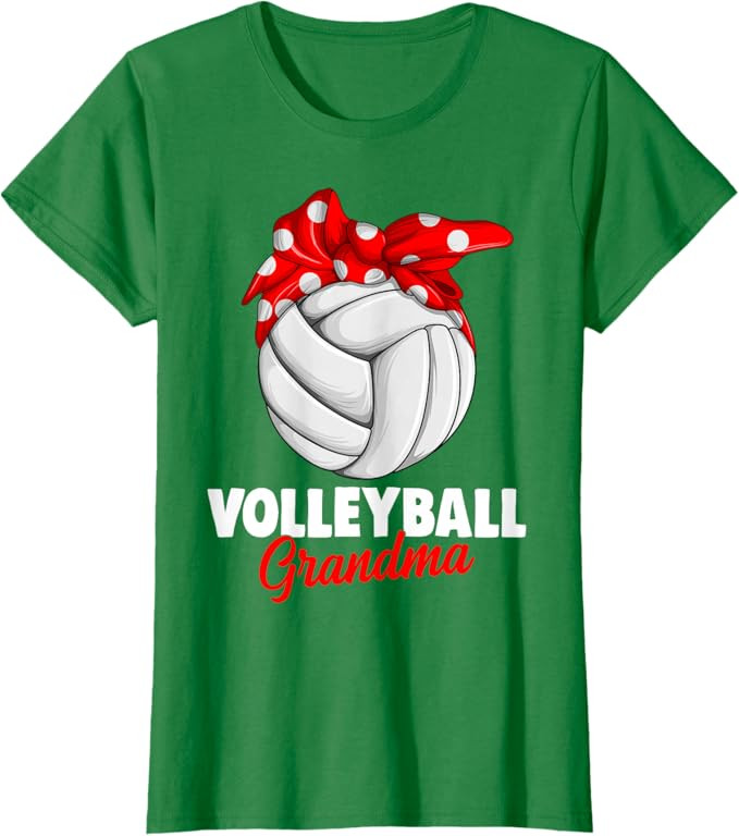 Women's Volleyball Apparel & Gift Idea Volleyball Grandma Women's T-Shirt | Amazon (US)
