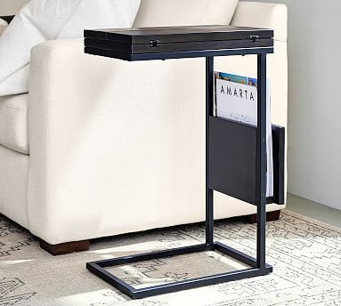 Allen 18" Extending C-Table | Pottery Barn (US)