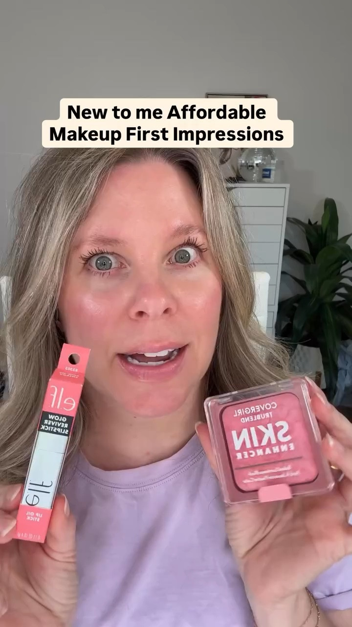 I've been eyeing these two affordable makeup products and I'm excited to try them out with you! Share your thoughts in the comments below if you've tried them. If you're interested, comment below and I'll send them your way 🤗 

Products: @covergirl baked blush shade: Please Please Pink and @elfcosmetics slipstick shade: Pink me Energy 

#affordablemakeup #drugstorebeauty

#LTKBeauty #LTKmorningroutine #LTKOver40