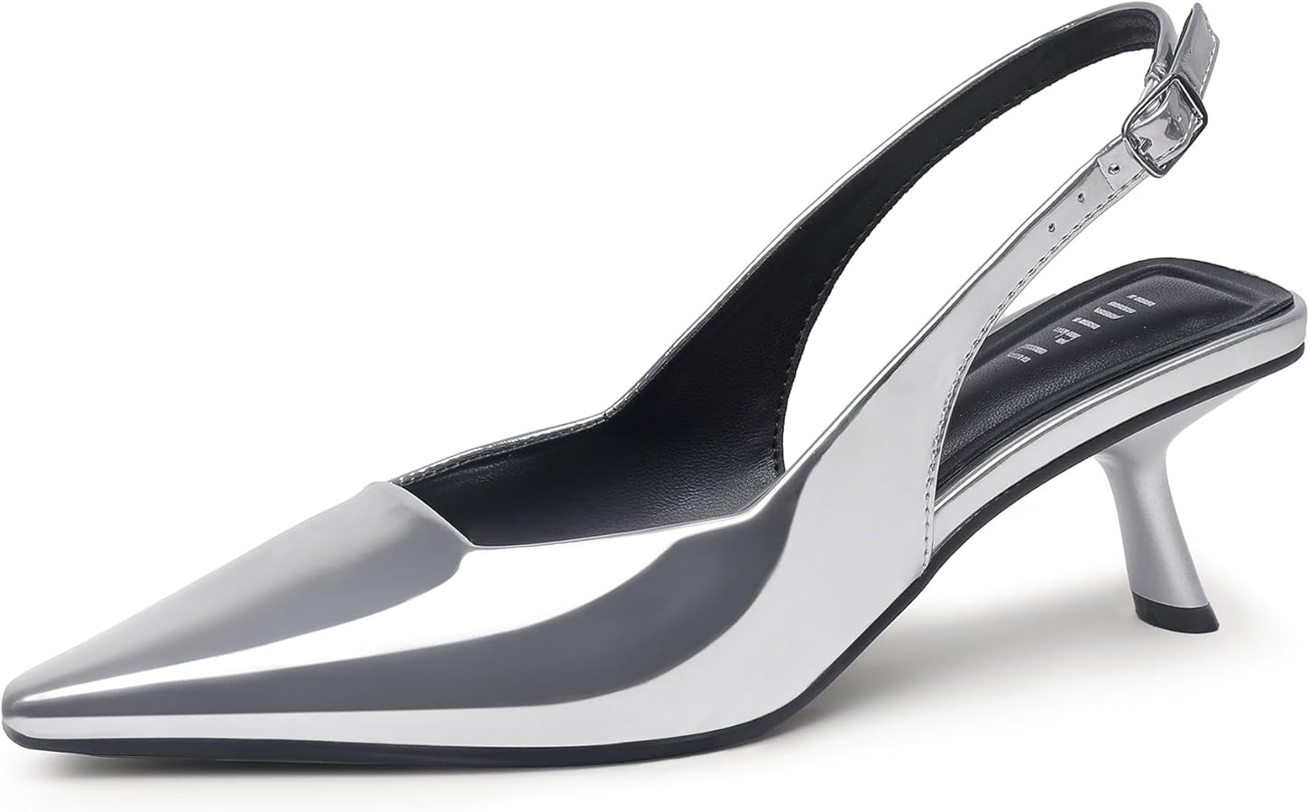 IDIFU IN2 Kitten Heels Closed Toe Slingback Pointed Toe Women's Pumps Dressy Dress Shoes for Wome... | Amazon (US)