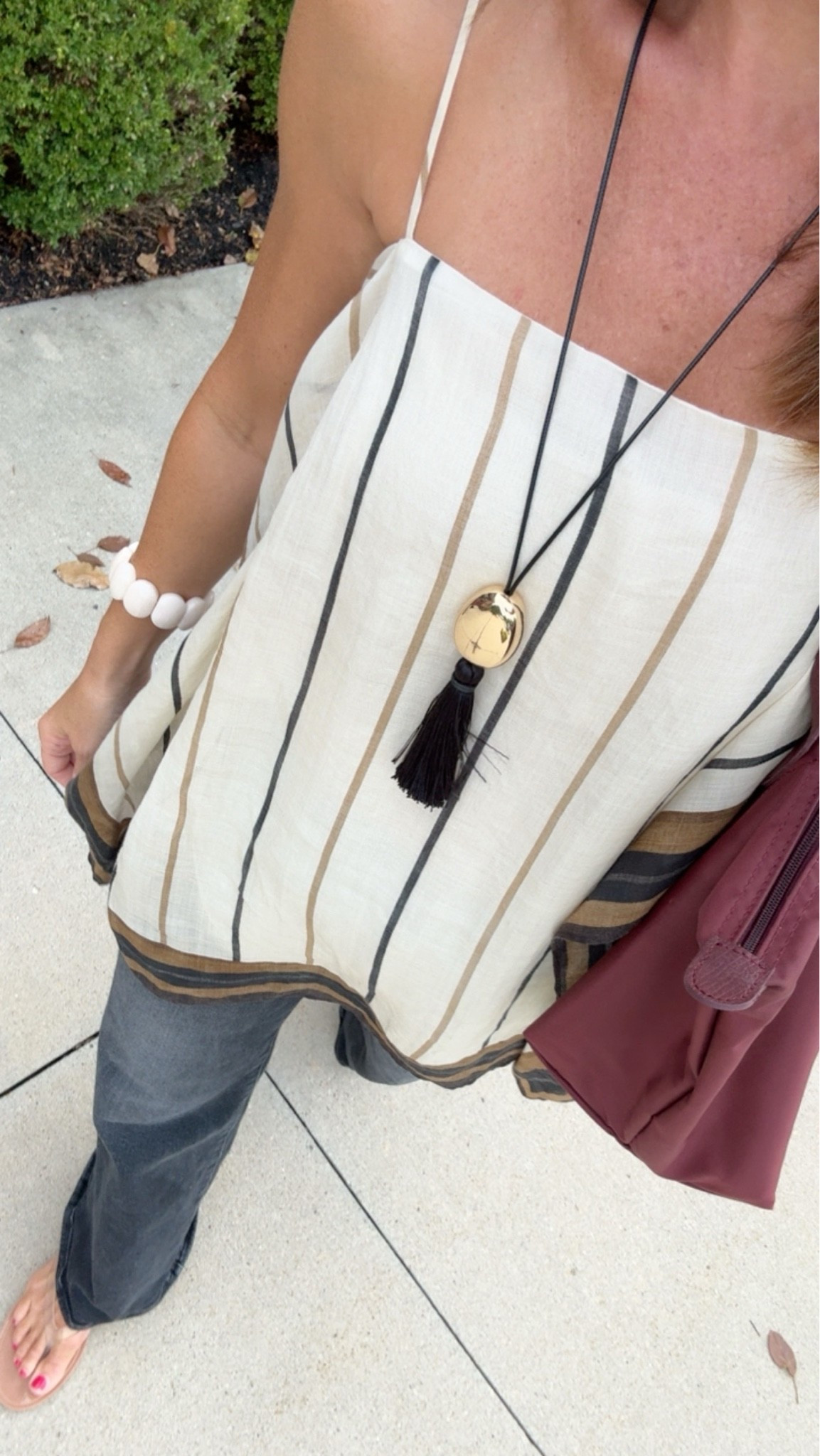 Easy, light and comfortable can still be super chic. 
XS stripe tank
Jeans petite here in true 25

#LTKmomlife #LTKSeasonal #LTKOver40