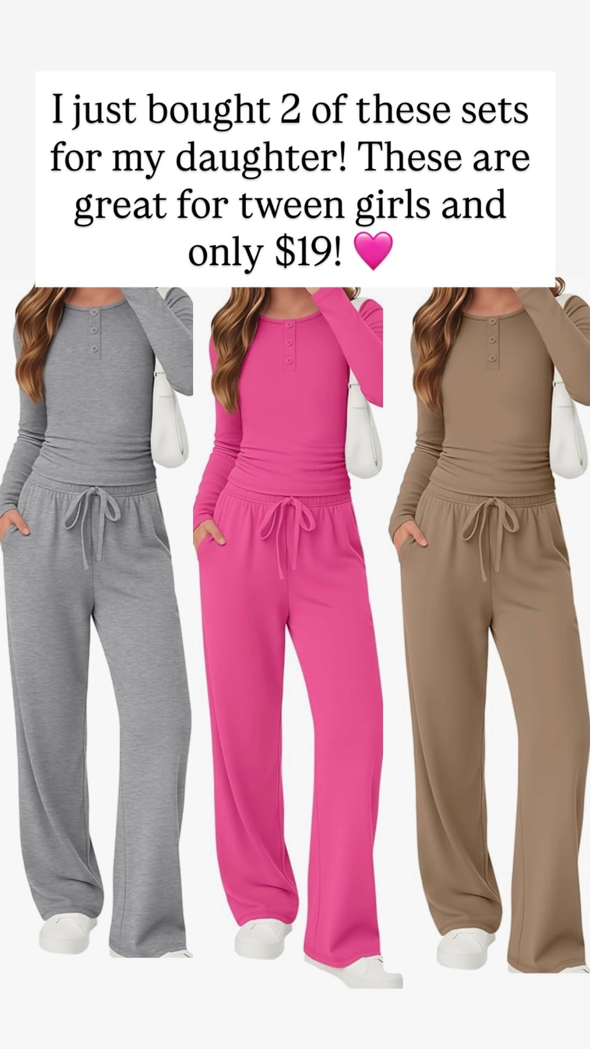 These girls sets are adorable! I just love these! 💜🩷

#LTKKids