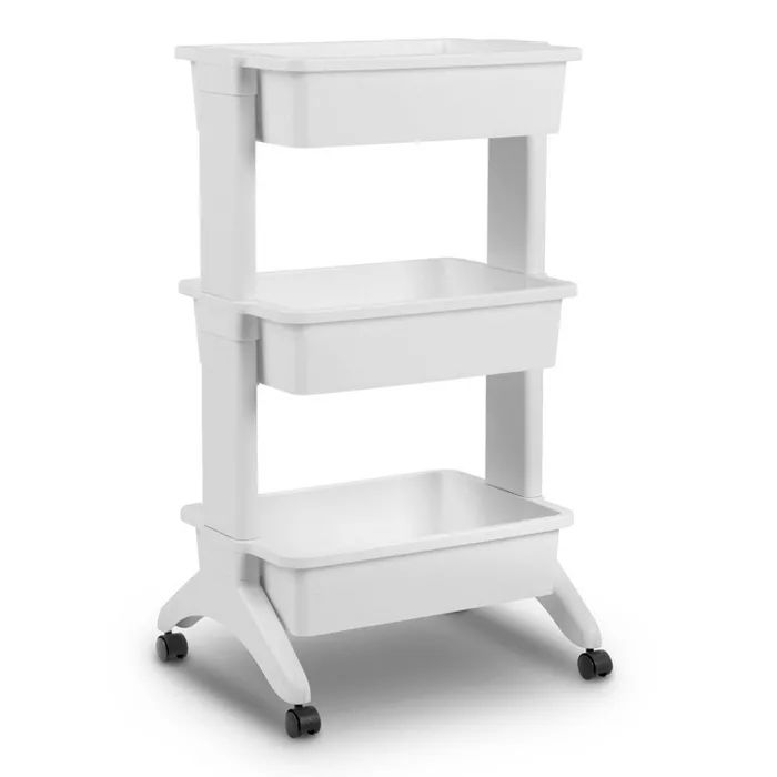 3-Tier Plastic Cart White - Room Essentials™ | Target