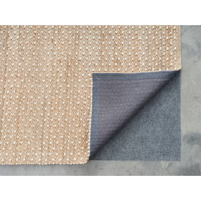 allen + roth Speckled Dunes 5 x 8 (ft) Jute Natural Ivory Rectangular Indoor Area rug | Lowe's