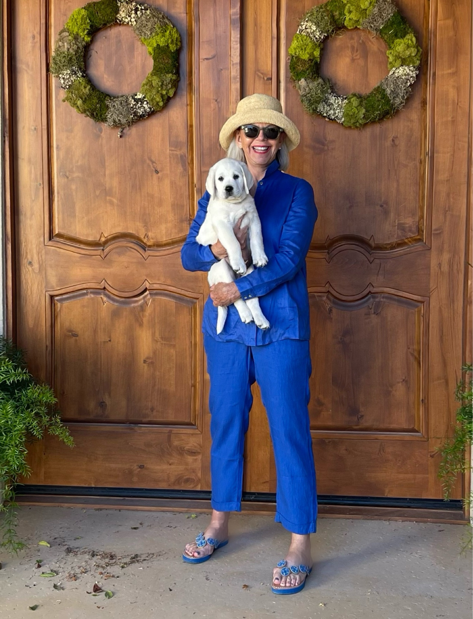 Jjill spring blue linen outfit

#LTKstyletip #LTKSeasonal