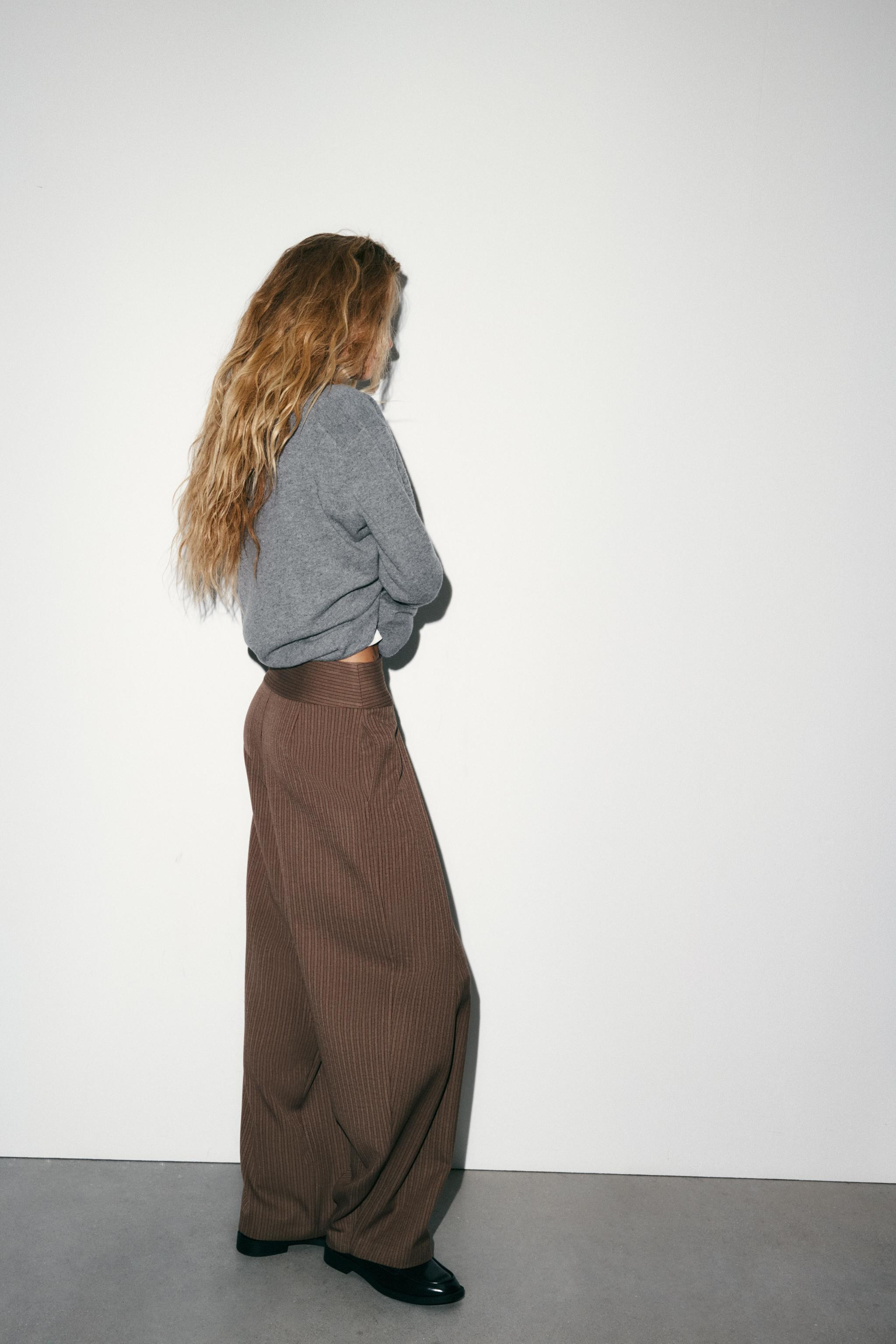 BALLOON PLEAT TROUSERS | Zara UK