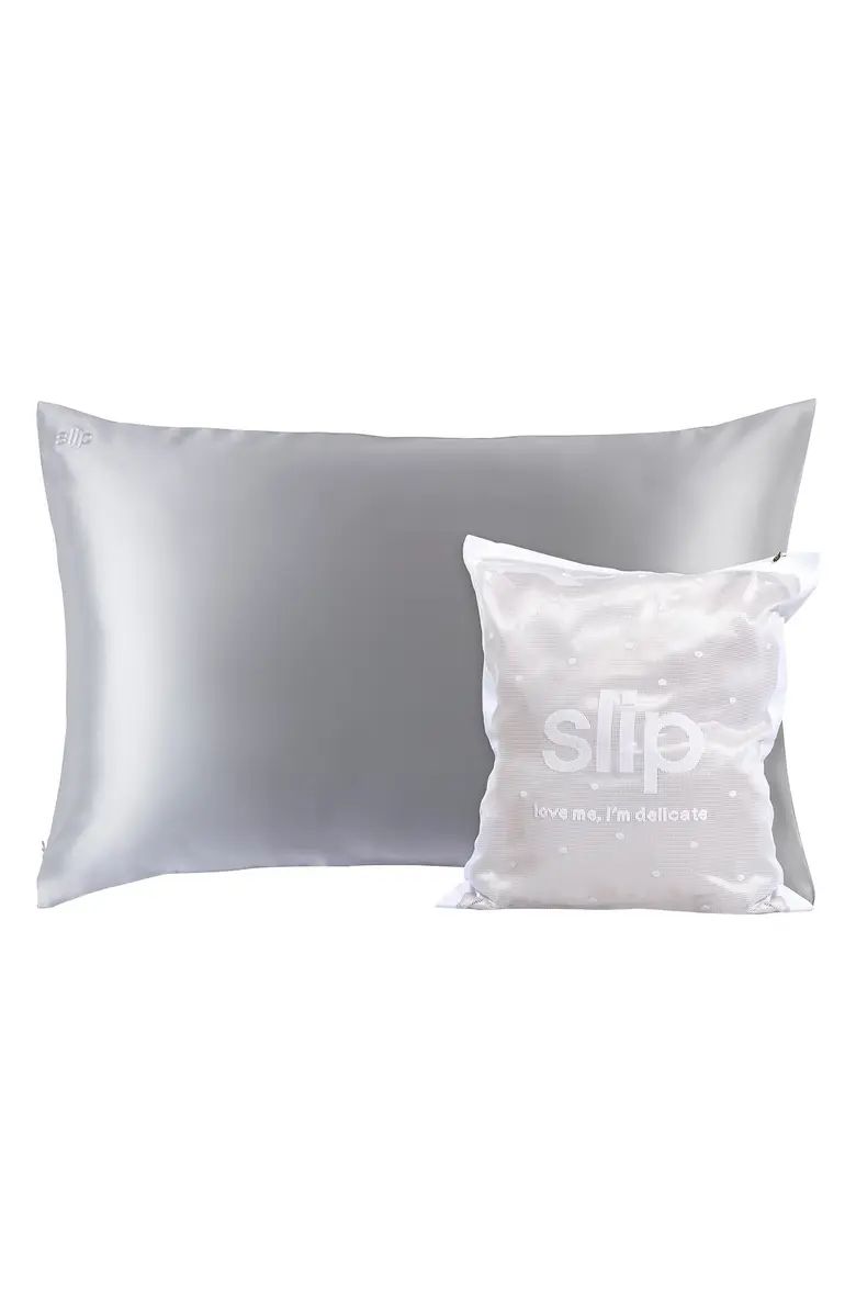 slip White Love Me I'm Delicate Pillowcase & Delicates Laundry Bag Set | Nordstrom | Nordstrom