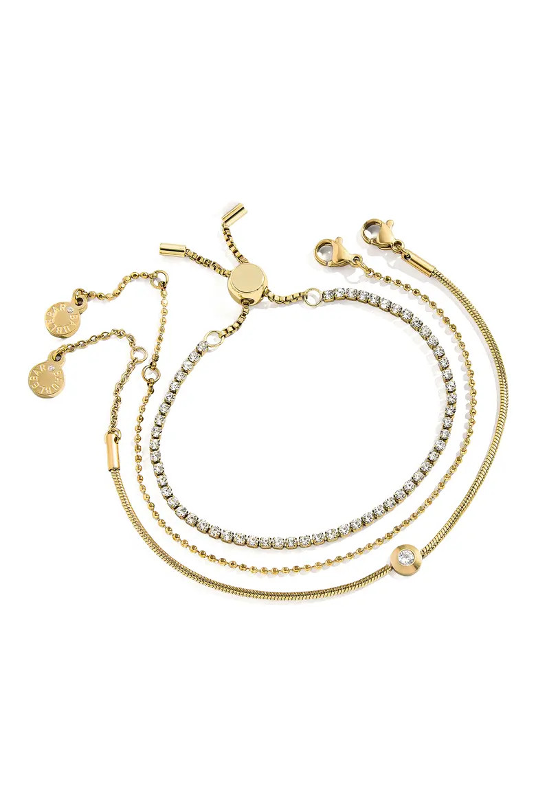 Catherine Set of 3 Water Resistant Bracelets (Women) | Nordstrom | Nordstrom