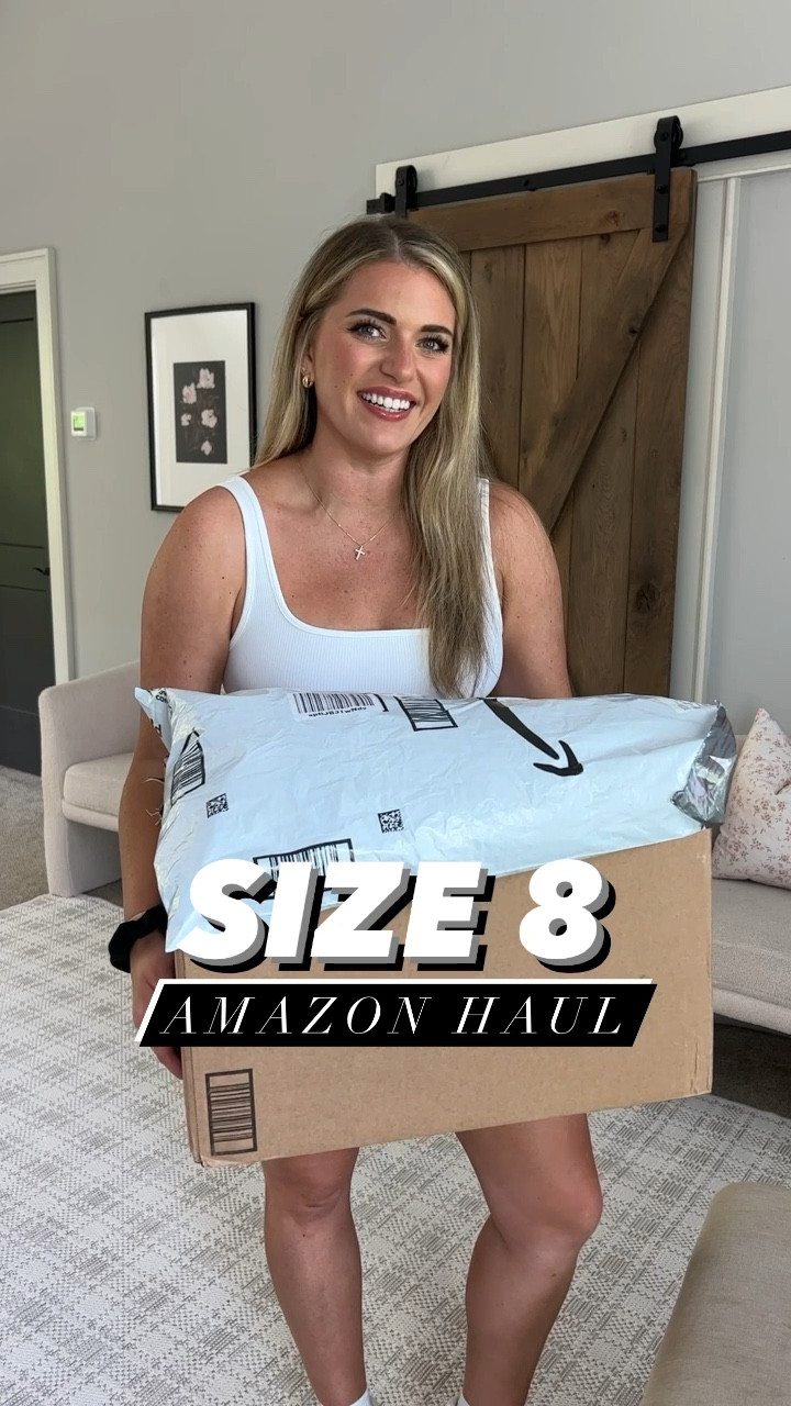 Sizing info in order shared:
•Fave bike shorts TTS - M 5”. “Black” & “periwinkle” colors 
•brown & green shorts - no liner - sized up 1 to the L for the perfect fit 
•high neck white Lulu lookalike tank w criss cross back - sized up - to L 
•fav crew socks TTS
•fav white reeboks TTS 
•White ribbed free people happiness runs crop lookalike TTS - M
•fav nip covers TTS - code MORGBULLARD for 10% off 
•blue flowy shorts sized up 1 to L
•fav buttery soft leggings tts - M. Better than lululemon align 🤌🏼
•square neck lululemon lookalike cropped bra tank. So soft & good support. TTS - M 
•fav boxy cropped workout tees. Very soft & lightweight. Sized up 1 to L for oversized fit
•green ribbed workout tank w built in bra. TTS - M
• fave waterproof slide sandals TTS & so comfy 
•lululemon gym bag dupe - SO CUTE 


Amazon haul! 😍🫶🏼 sharing some of my tried & true favs + some new things that I’ve ordered recently. The fabric on the leggings & bra are better than lululemon align. So many good Lulu lookalikes! 😍👏🏼 the lululemon lookalike bag at the end is 🤩 the perfect mom summer bag!!! What’s your fav?! 👇🏼 Linking everything for y’all on the @shop.ltk app with sizing info or you can get details by clicking the link in my bio! ✨

Direct URL: 

#size8 #amazonfashion #amazonhaul #bestleggingsever #butterysoft #bikeshorts #lookforless #amazonfinds #crzyoga #sunzel #midsizestyle #outfitreel #clothinghaul #springhaul 


#LTKFind #LTKfit #LTKunder50