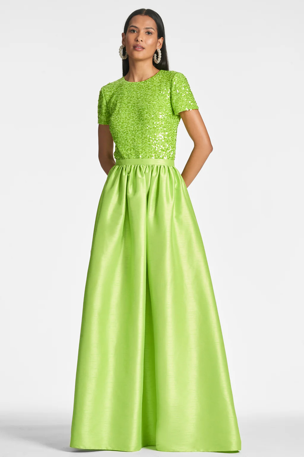 Sydney Skirt - Electric Lime | Sachin and Babi