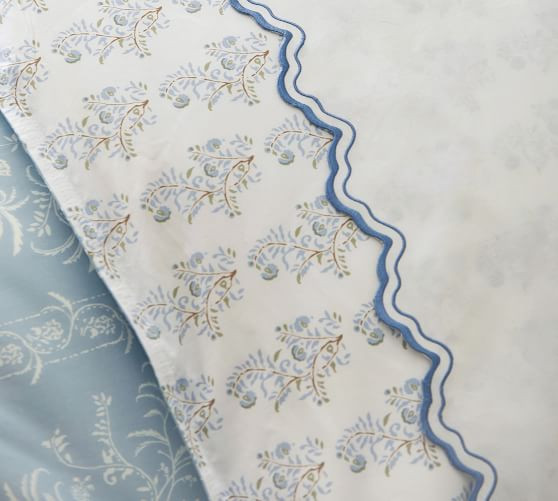 Julia Berolzheimer Marigold Reversible Cotton Duvet Cover | Pottery Barn (US)