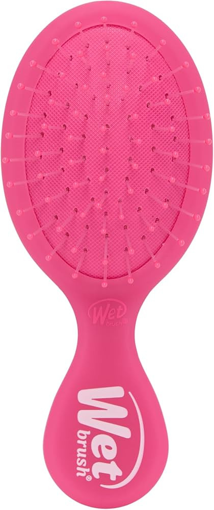 Wet Brush Mini Detangler Hair Brush, Pink Frost, Detangling Travel Hairbrush, Ultra-Soft IntelliF... | Amazon (US)