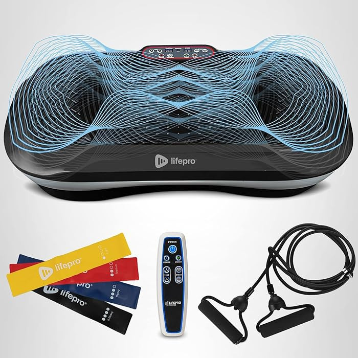 Lifepro Waver Vibration Plate Exercise Machine for Lymphatic Drainage, Muscle Activation, Full-Bo... | Amazon (US)