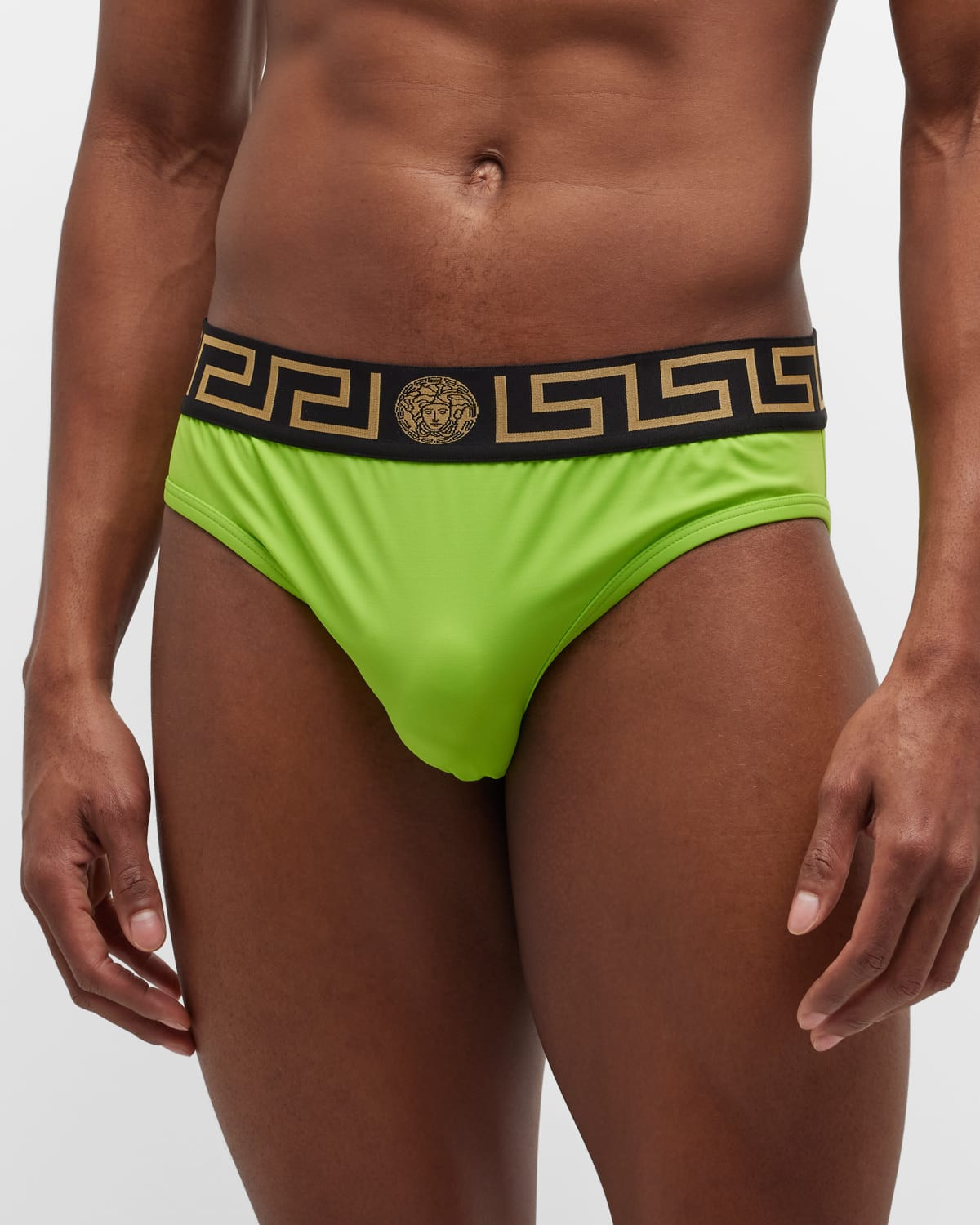 Men's Greca Colorblock Swim Briefs | Neiman Marcus