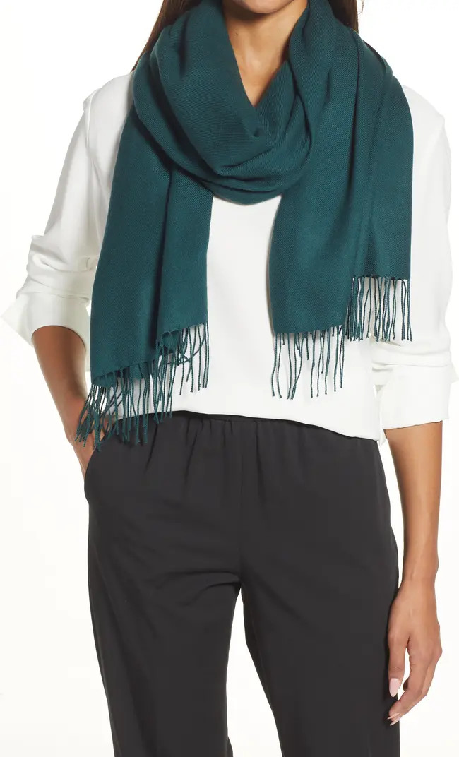 Tissue Weight Wool & Cashmere Scarf | Nordstrom
