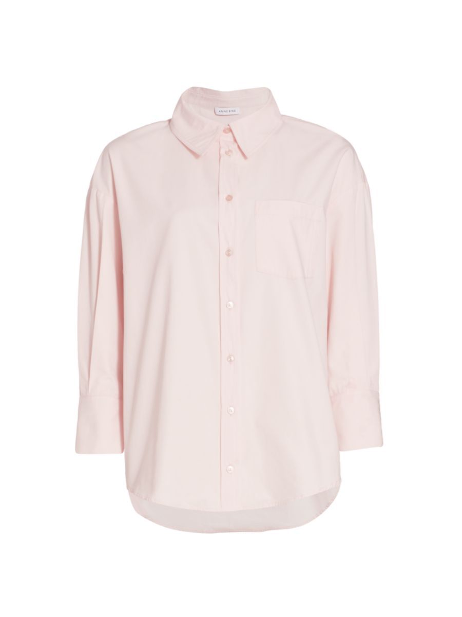 Mika Cotton Button-Up Shirt | Saks Fifth Avenue