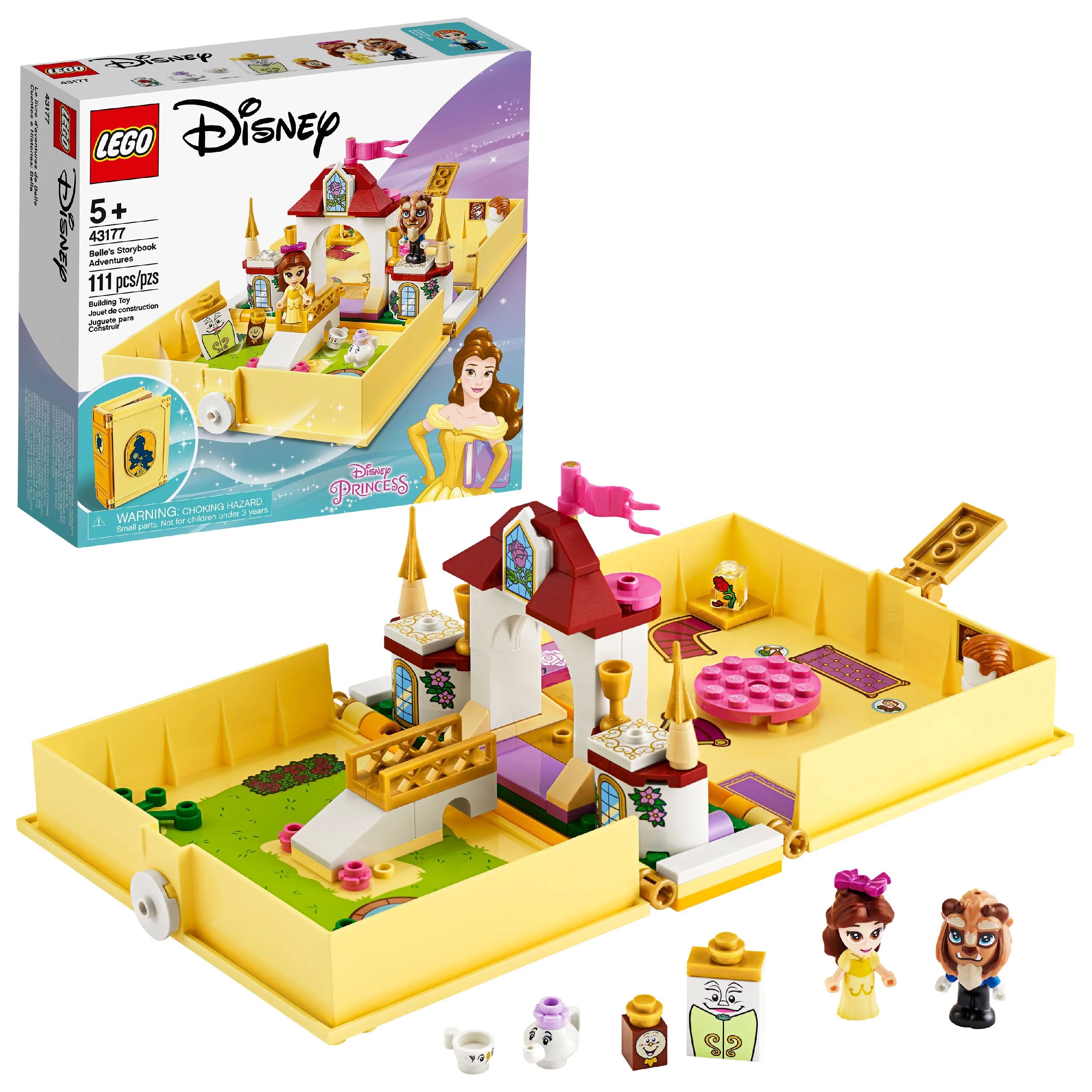 LEGO Disney Belle's Storybook Adventures 43177 Building Kit Toy (111 Pieces) | Walmart (US)