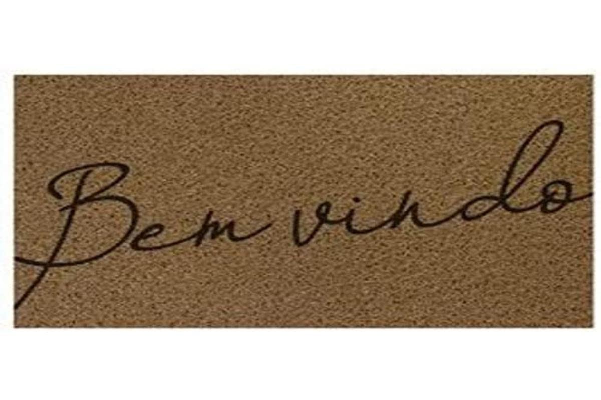 Capacho Vinil Light Bem Vindo Bege 40cmx60cm Kapazi | Amazon (BR)