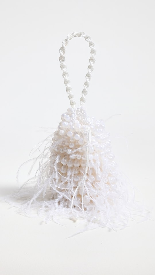 Cult Gaia Dory Feather Wristlet | SHOPBOP | Shopbop