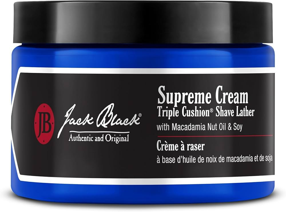 Jack Black Supreme Cream Triple Cushion Shave Lather - Shaving Cream Mens, Shave Cream for Men, J... | Amazon (US)