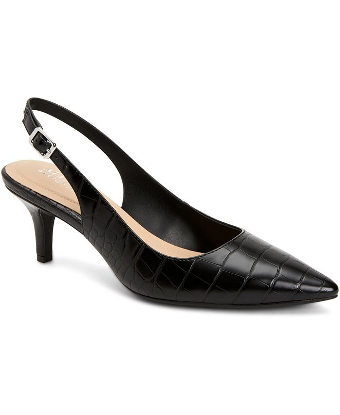 Women's Step 'N Flex Babbsy Pointed-Toe Slingback Pumps, Created for Macy's | Macys (US)