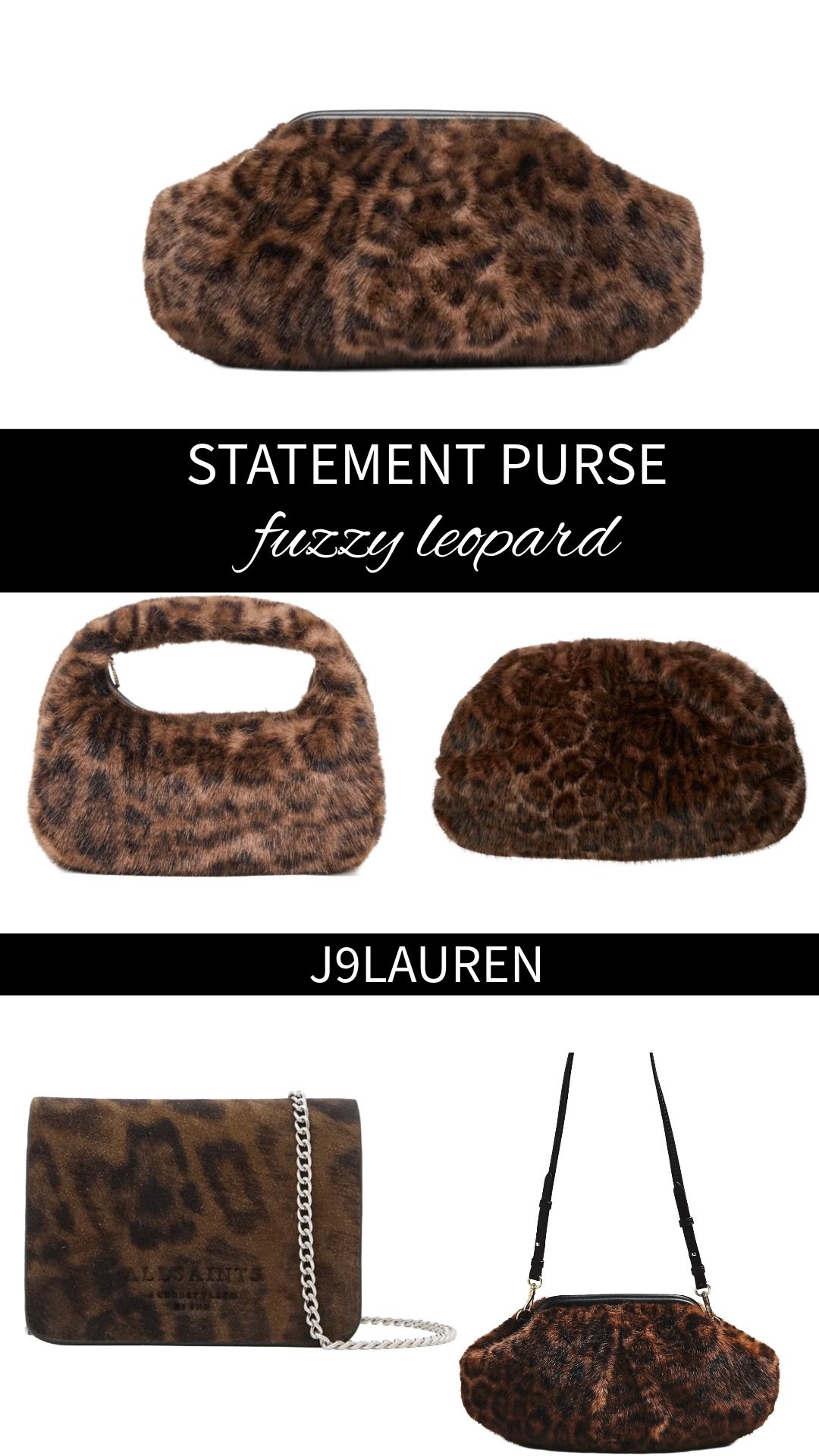 Fuzzy Leopard Purses The Statement Bag Moment

Fuzzy leopard purses are having such a moment and for good reason. They instantly add texture, personality, and a little bold energy to any outfit. Even the most simple look like a black dress, denim, or cozy knits feels styled the second you add one.

Leopard really acts like a neutral, and the fuzzy texture keeps it playful while still feeling chic. These are the kinds of bags that let your accessories do the talking without having to overthink the rest of your outfit.

Perfect for elevating everyday looks, adding interest to winter layers, or giving your outfit that fun statement moment.

#leopardpurse #statementbag #fuzzybag #leopardstyle #ltkstyle #ltkfinds #accessoryinspo #fashiondetails #trendypurses

leopard purse | fuzzy leopard bag | statement handbags | leopard accessories | trendy purses | ltk fashion finds | outfit inspiration | chic accessories

#LTKootd #LTKSeasonal #LTKPetite