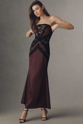 Mare Mare Cora Mixed Lace Maxi Dress | Anthropologie (US)