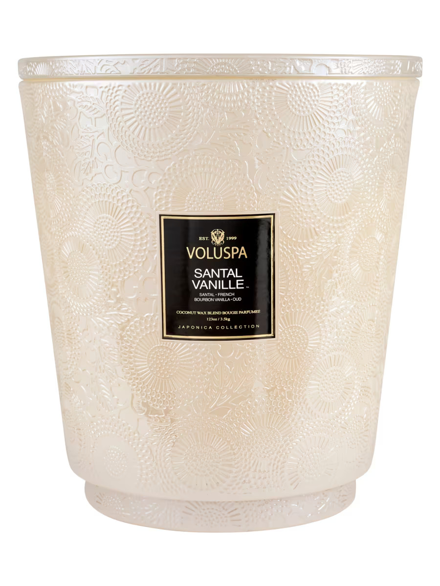 Santal Vanille 5-Wick Hearth Candle | Saks Fifth Avenue