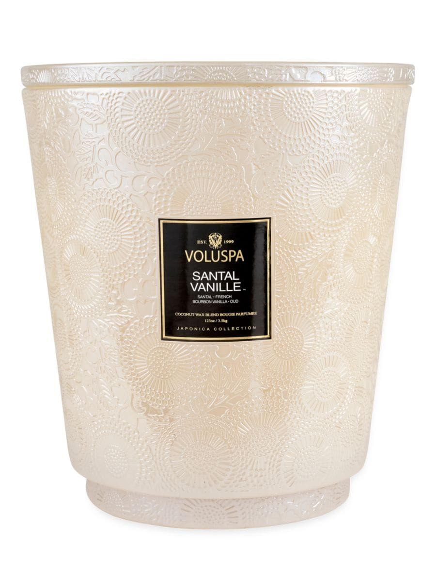Santal Vanille 5-Wick Hearth Candle | Saks Fifth Avenue