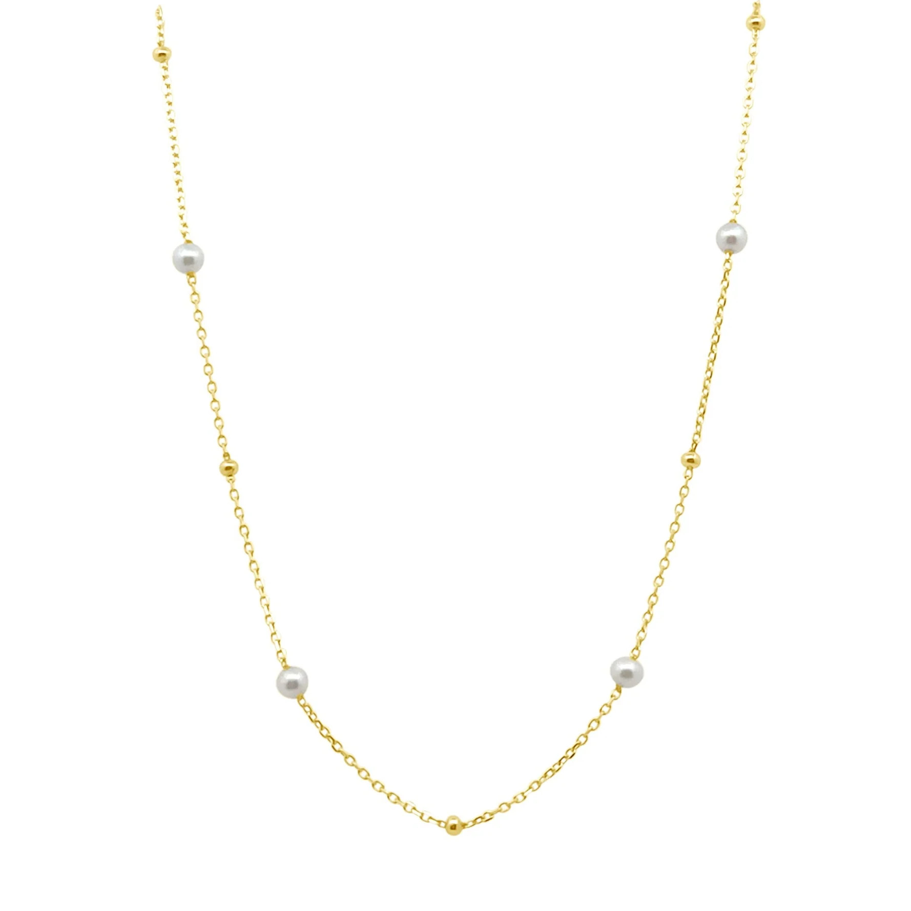 Pearl and Bead Necklace | LINDSEY LEIGH JEWELRY