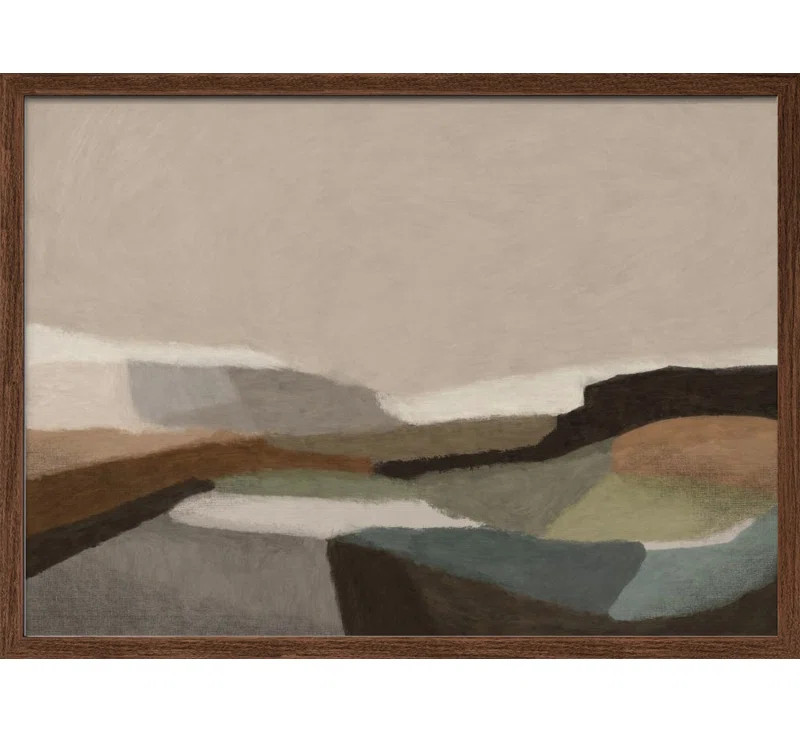 "Montego" Framed Textured Wall Art | Wayfair North America