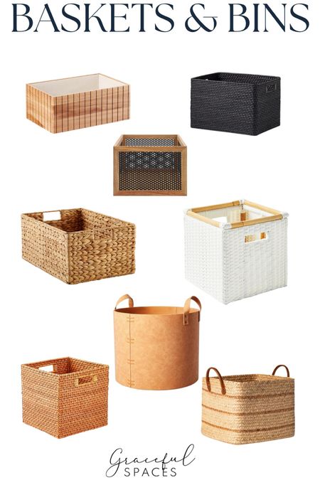✨Variety of baskets and bins for your pantry design and organization 

#LTKstyletip #LTKhome #LTKfamily